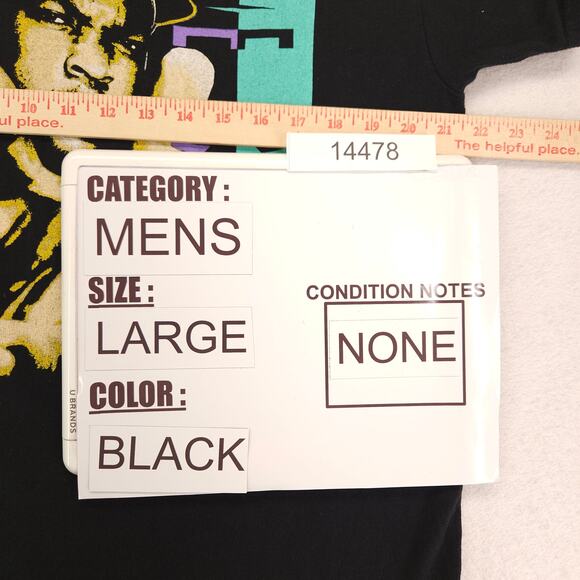 Ice Cube Rap Short Sleeve Graphic T-Shirt Adult Mens Size Large L Black - Picture 7 of 9